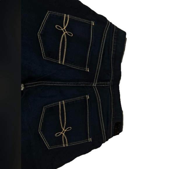 Levi’s Denizen Pull On Crop Dark Jeans - Picture 3 of 6